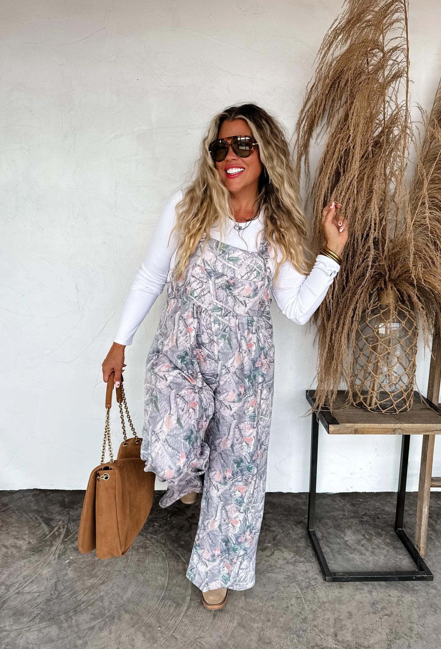 Good Will Hunting Camo Ribbed Overalls