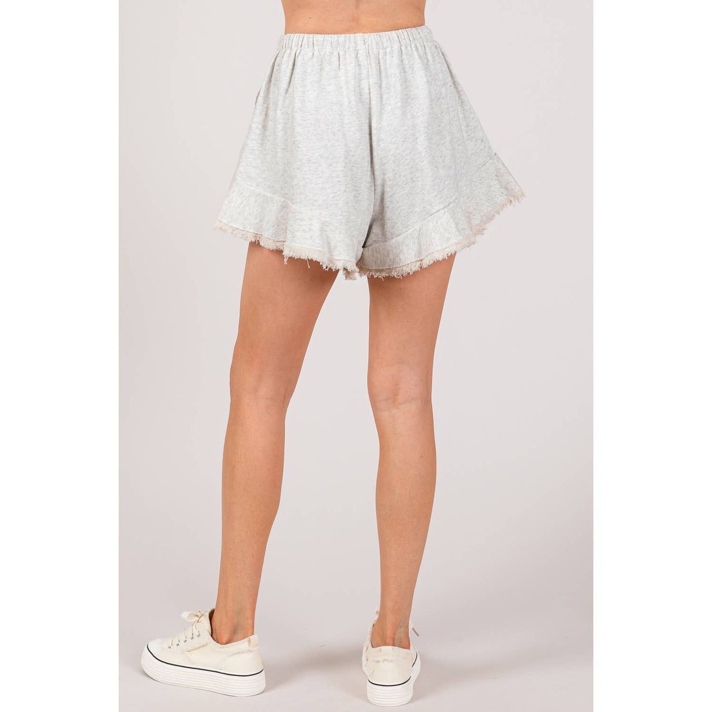Comfort Counts (Grey) French Terry Shorts