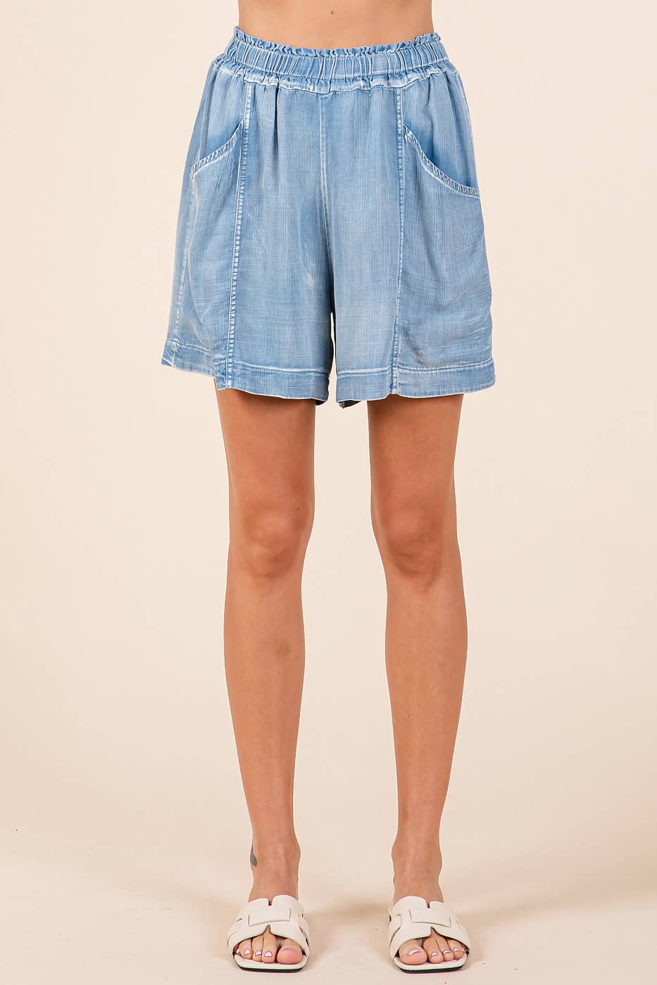 Craving Sunshine Tencel Denim Shorts
