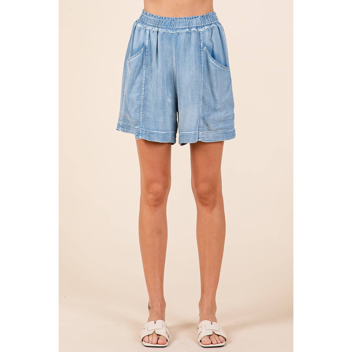 Craving Sunshine Tencel Denim Shorts