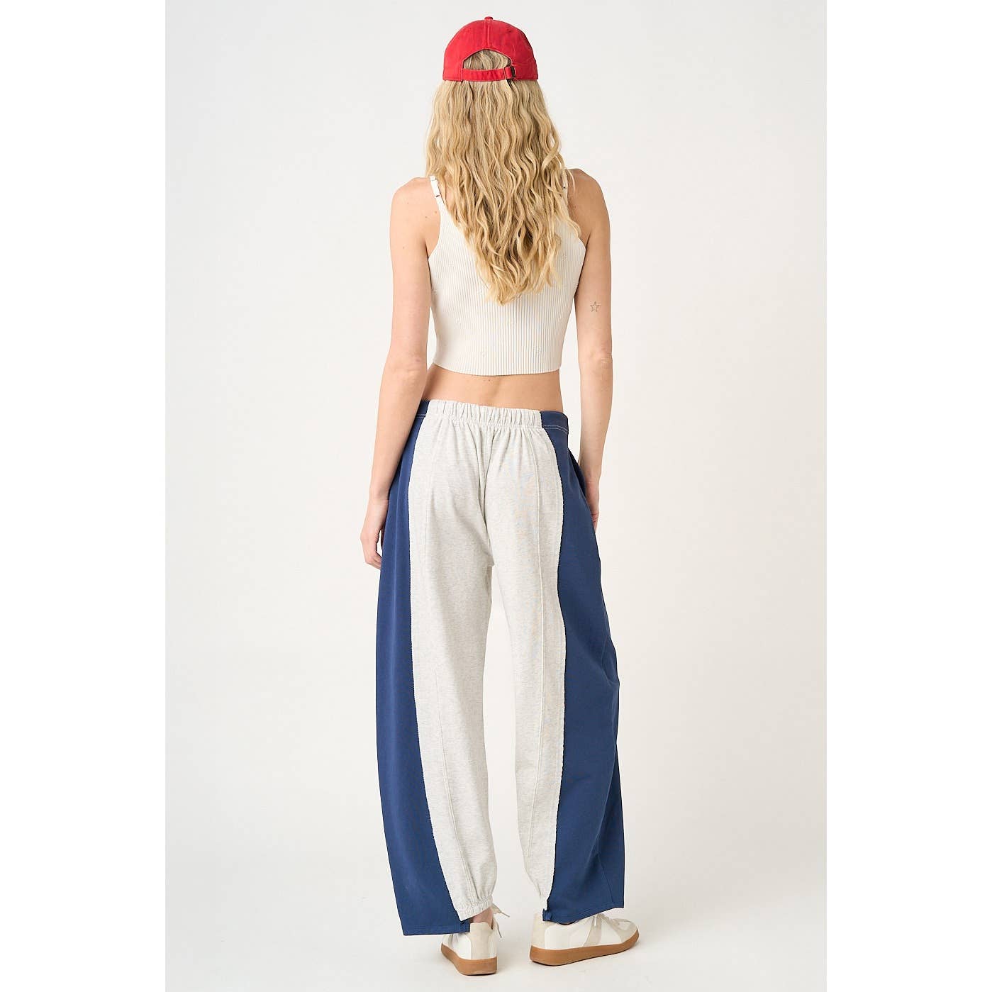 Game On (Navy/Grey) Barrel Jogger Pants