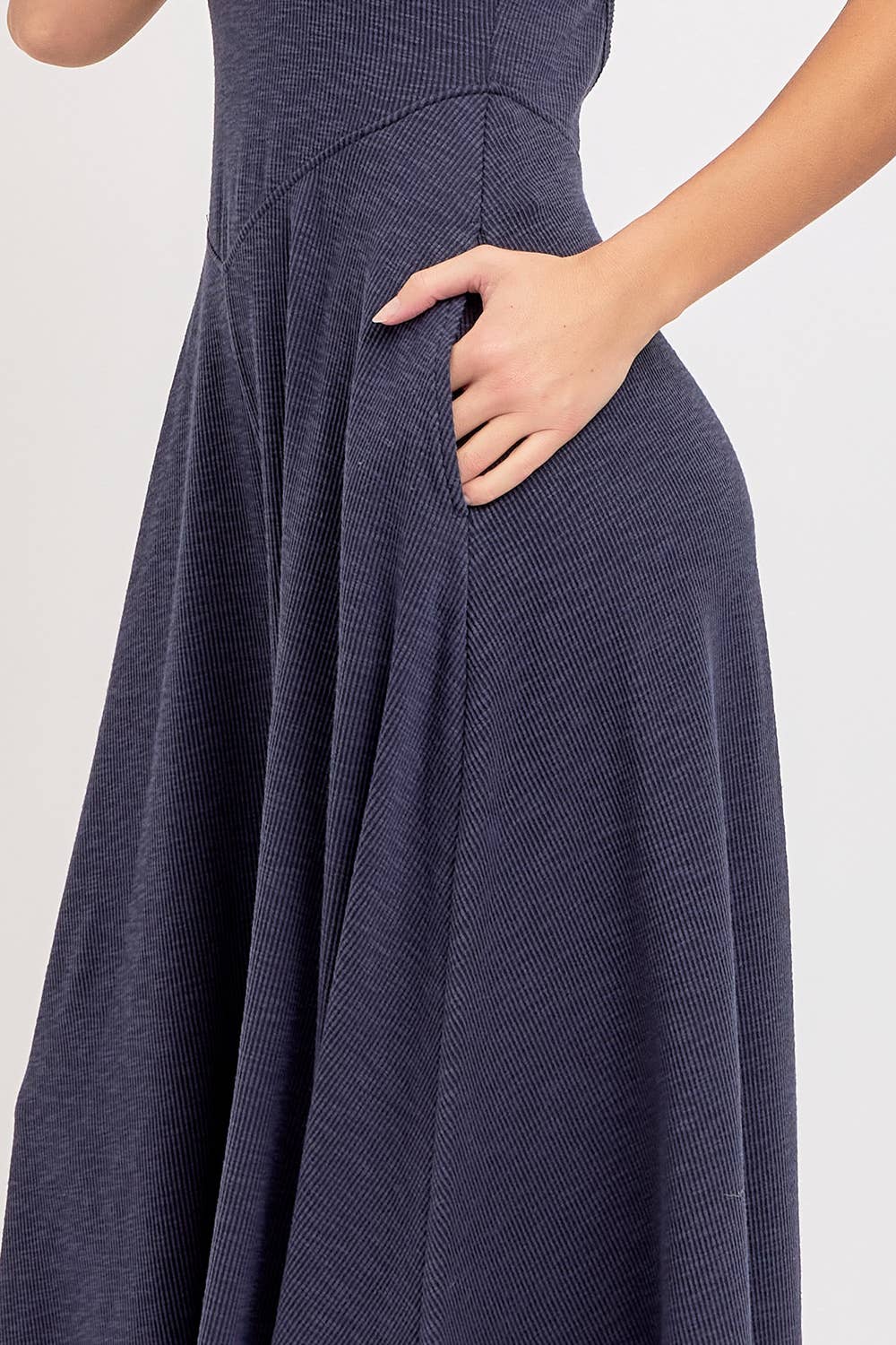 Relaxing Retreat (Navy) Wide Leg Jumpsuit