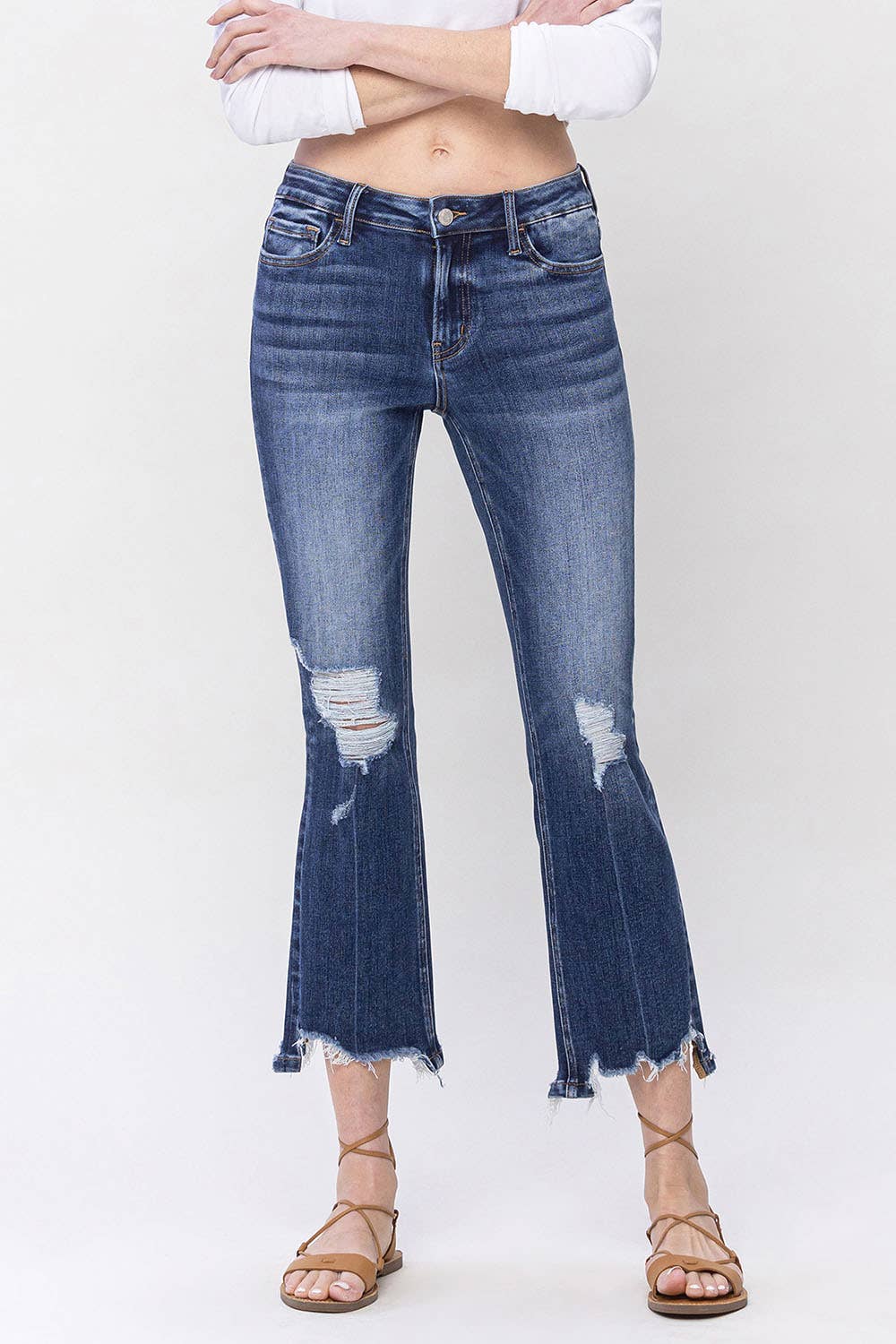 Vervet: Spellbound Crop Flare Jeans