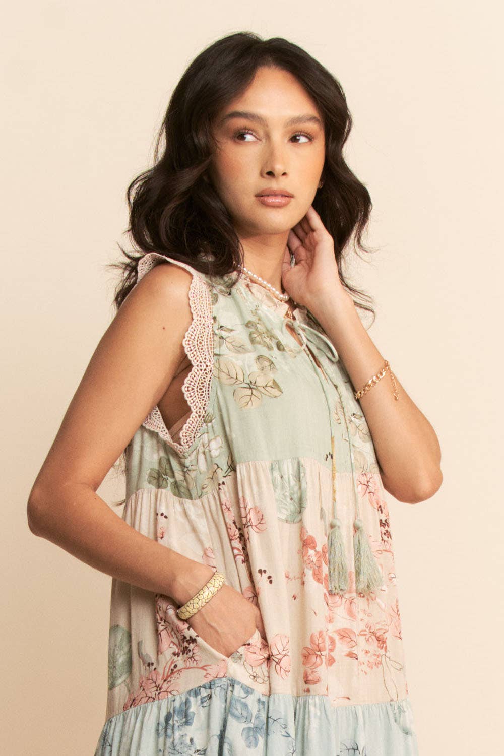 Floral Dream Boho Floral Maxi Dress