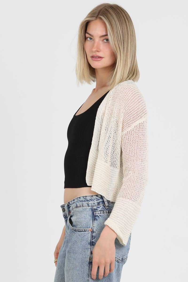 Light As A Feather (Ivory) Cardigan