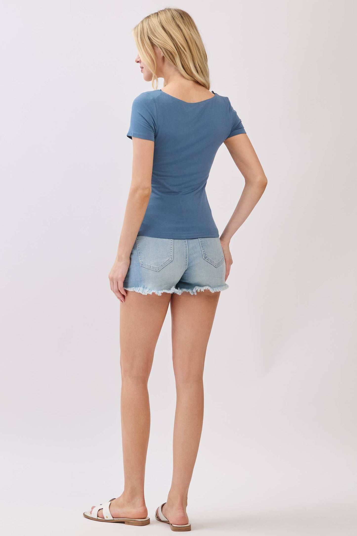 Feel Good (Slate) Double Layer SS Top