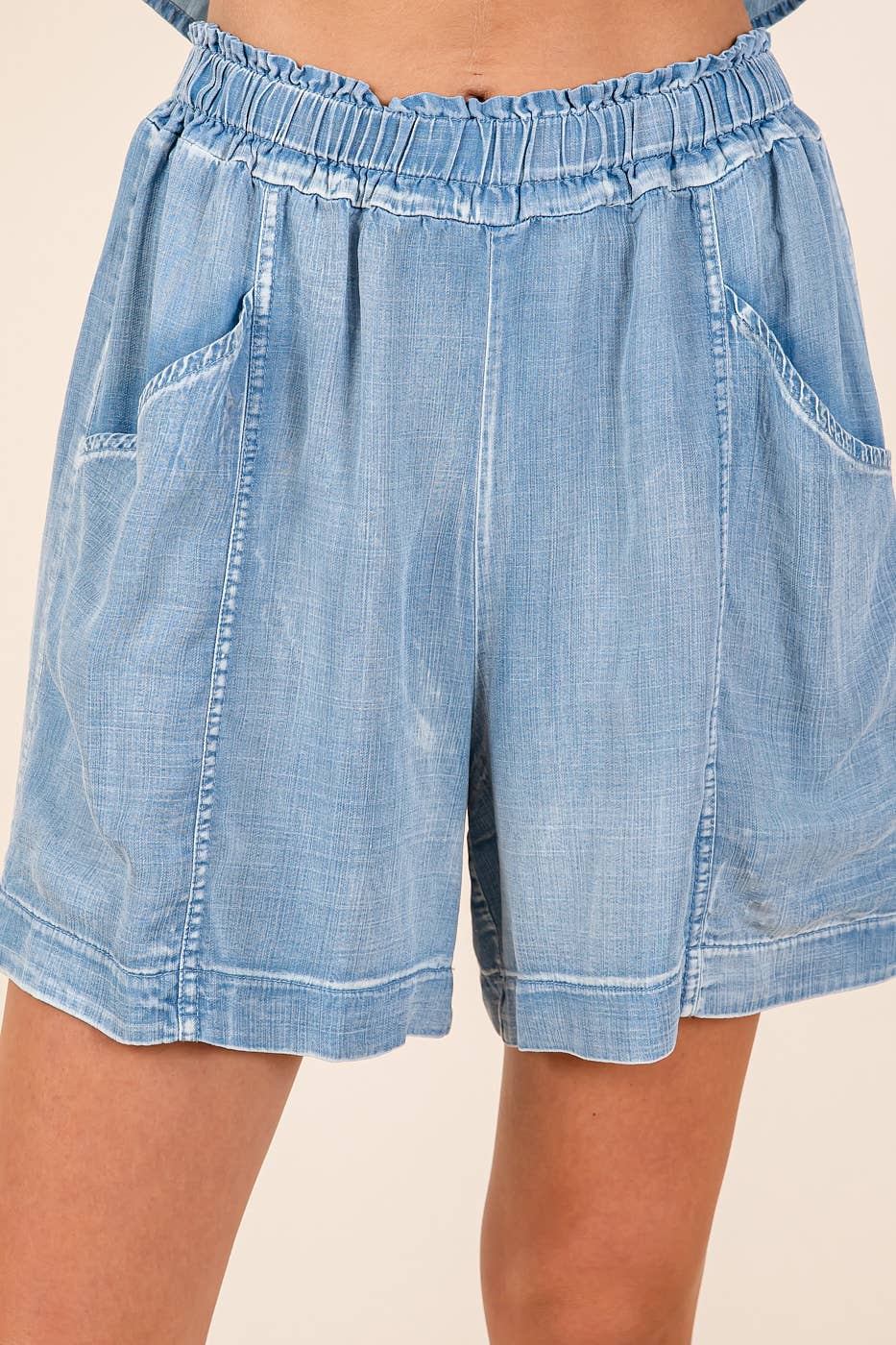 Craving Sunshine Tencel Denim Shorts