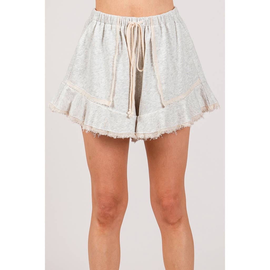 Comfort Counts (Grey) French Terry Shorts