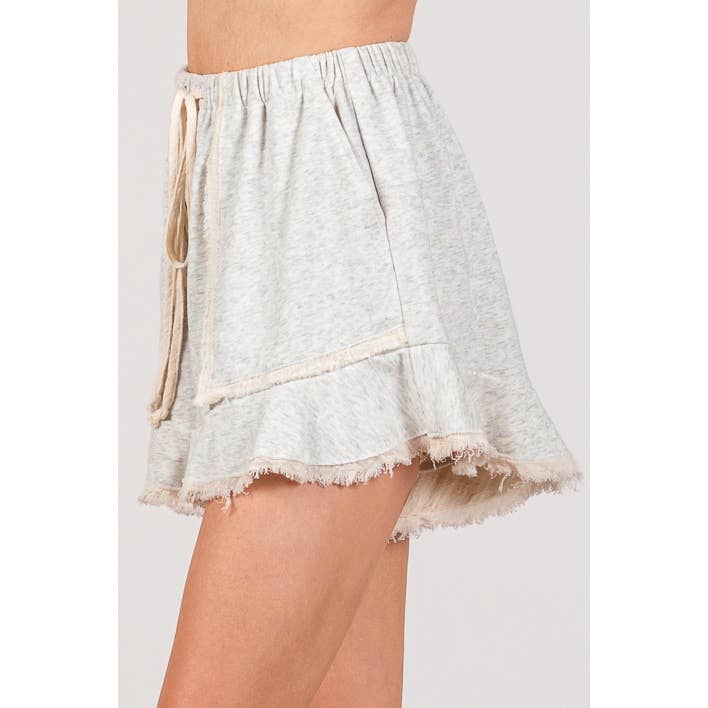 Comfort Counts (Grey) French Terry Shorts