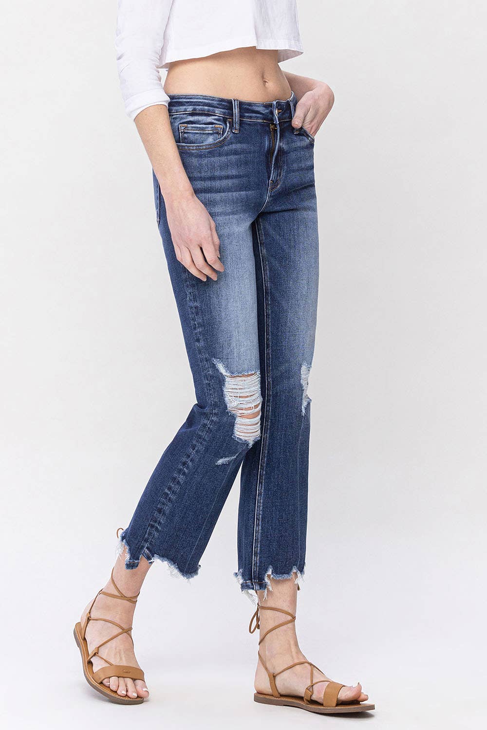 Vervet: Spellbound Crop Flare Jeans