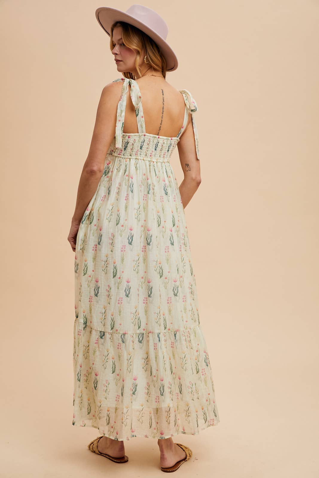 Steady Waters Flowy Floral Maxi Dress