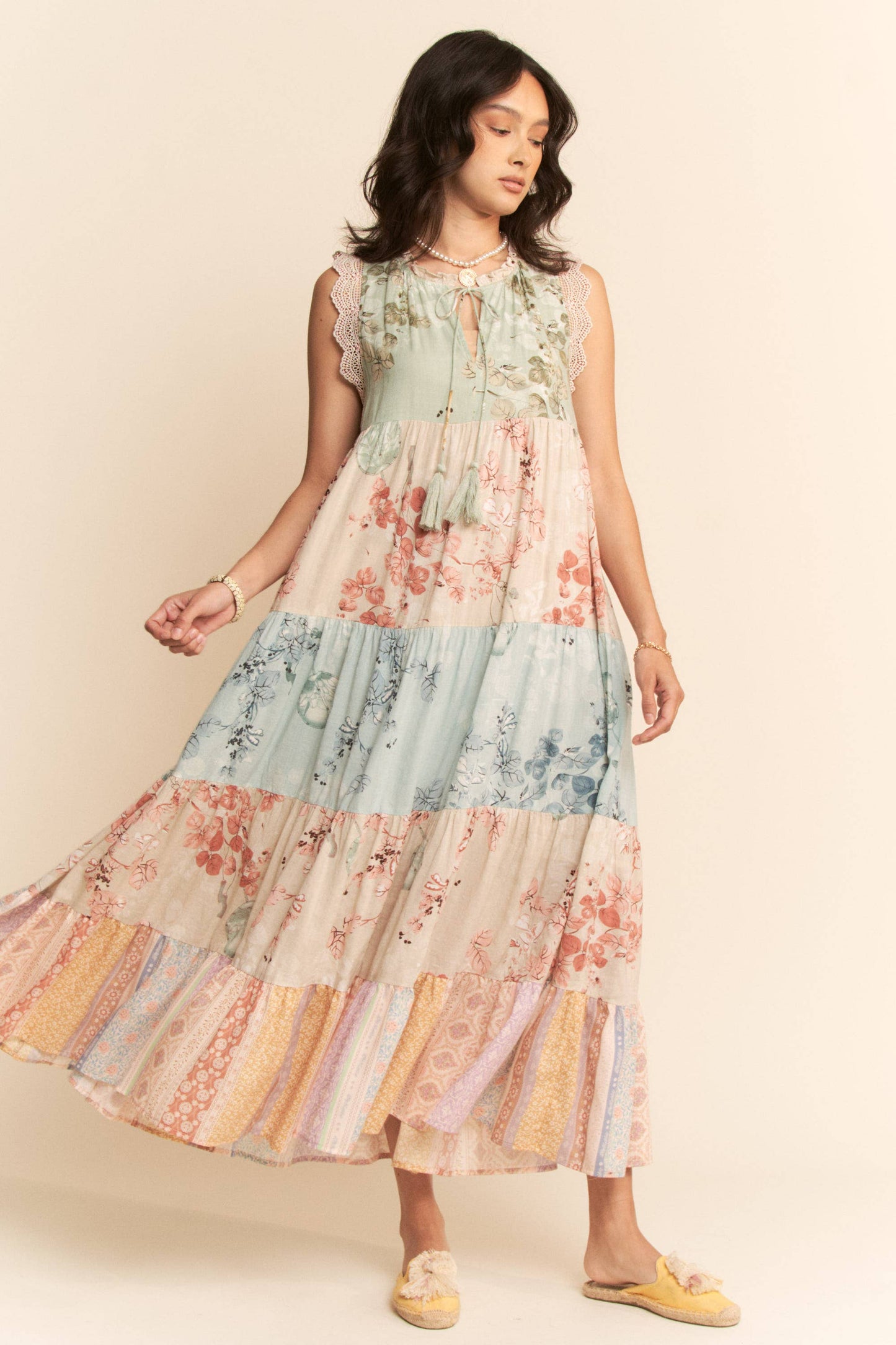 Floral Dream Boho Floral Maxi Dress