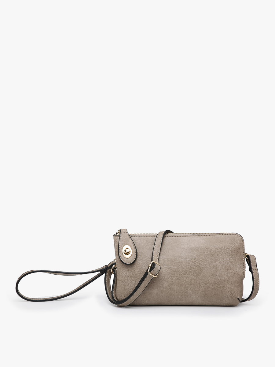 Kendall (Stone) Crossbody/Wristlet w/ Twist Lock