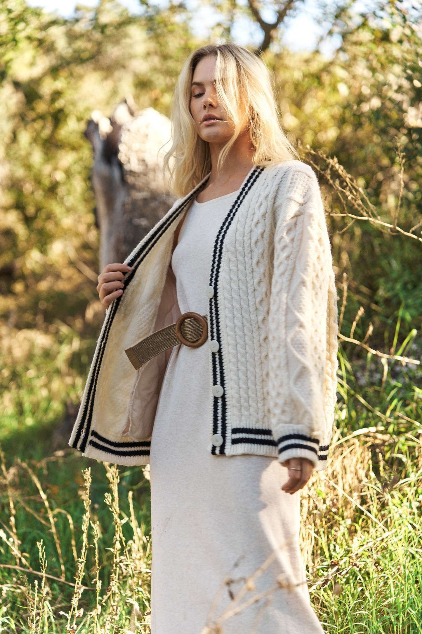 Sporty Spice (Ivory) Cardigan Jacket