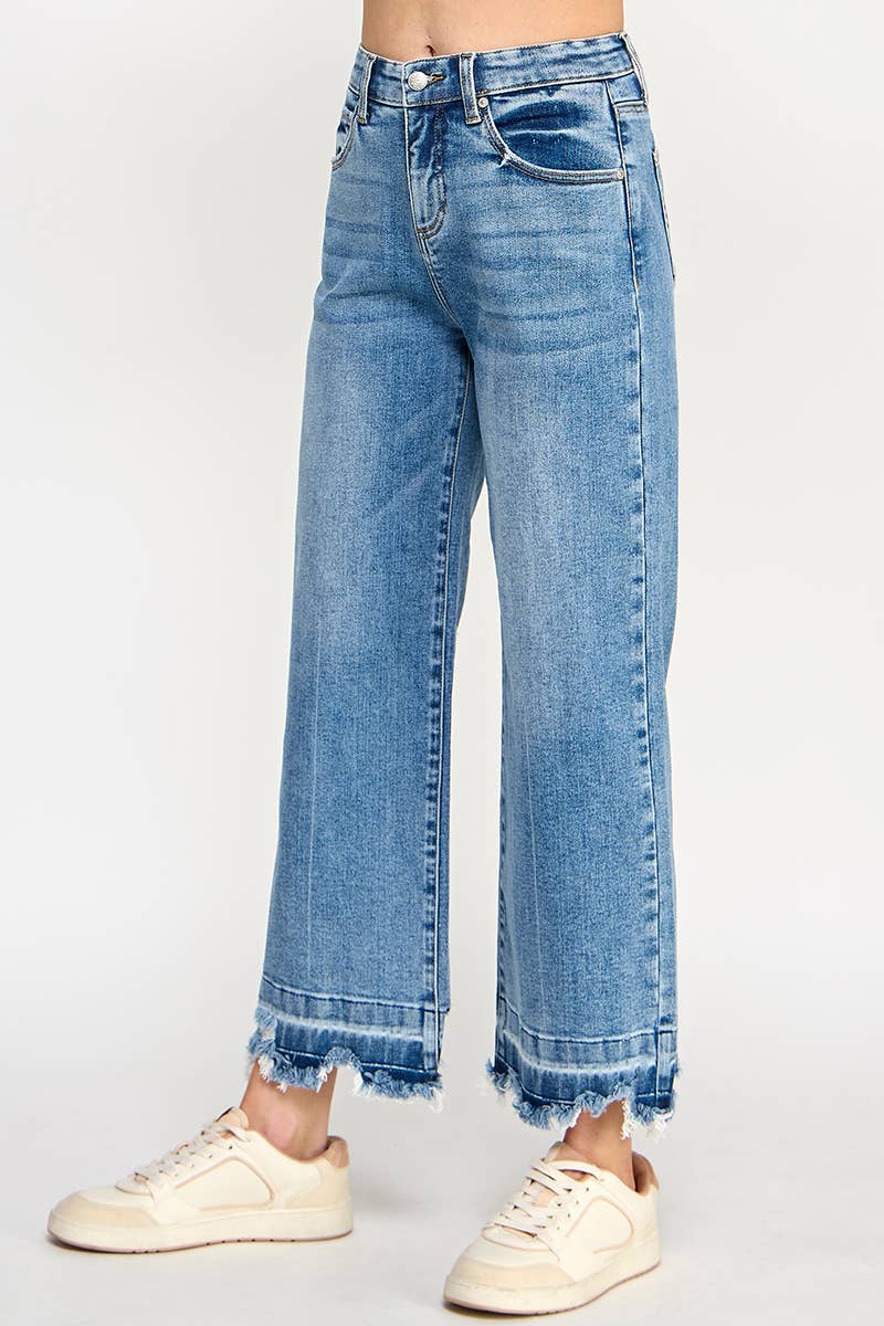 The Morgan Tummy Control Wide Leg Jean