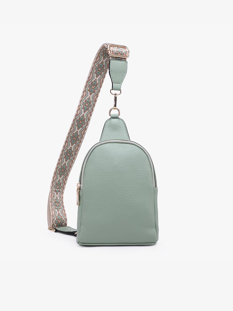 Ellen (Jade) Sling Bag w/ Guitar Strap