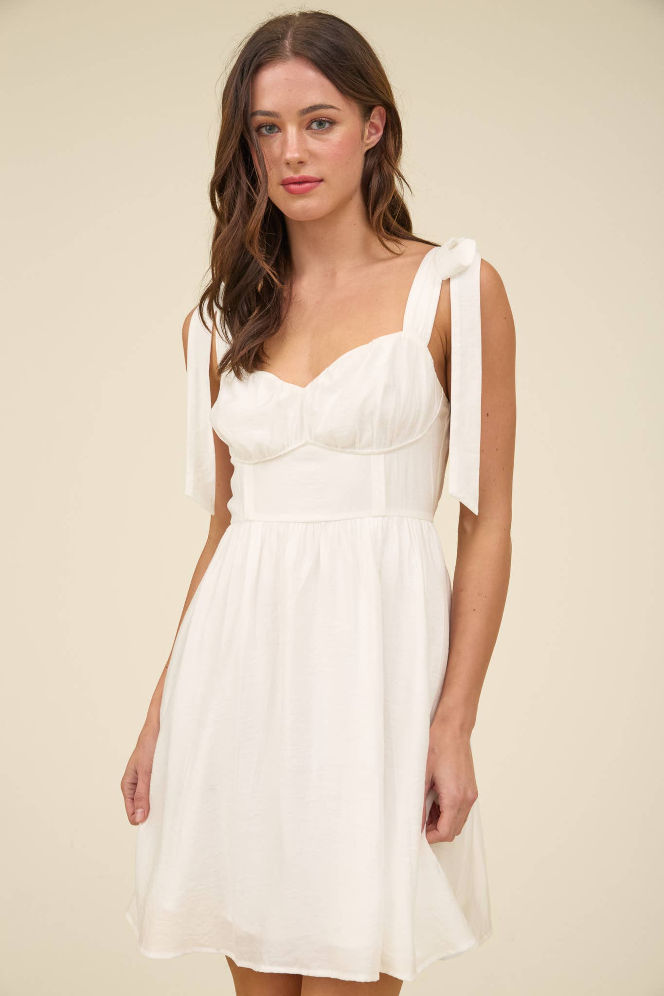 Next Chapter (White) Corset Dress