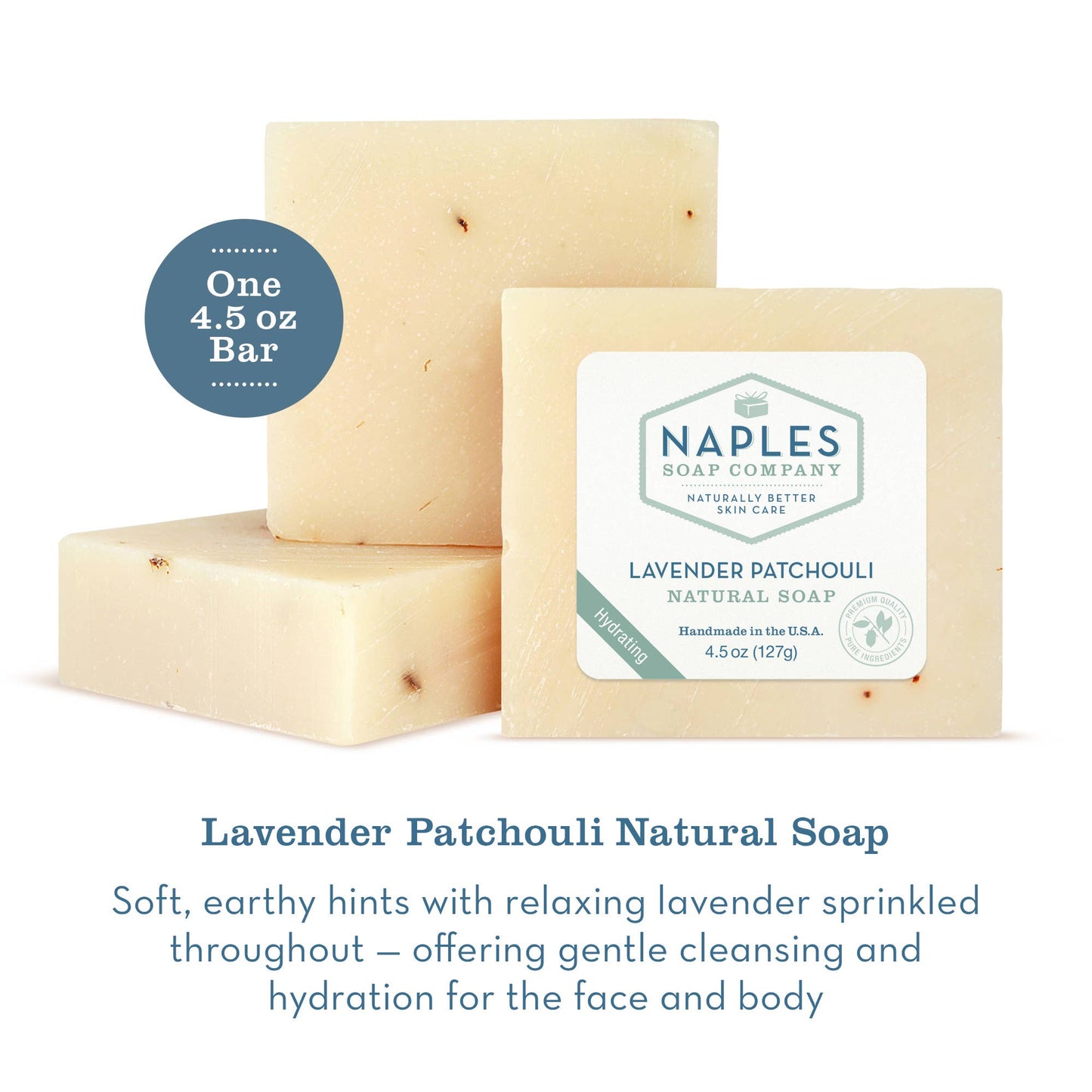 Naples Soap Co.: Lavender Patchouli Natural Soap