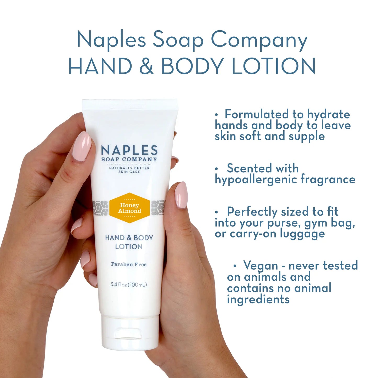 Naples Soap Co.: Honey Almond Hand & Body Lotion