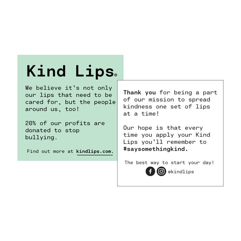Kind Lips Georgia Peach Organic Lip Balm