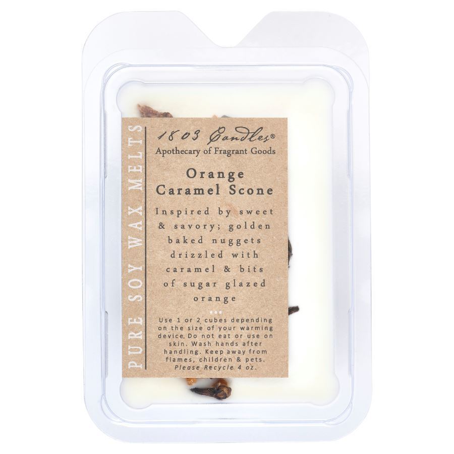 1803 Candles: Orange Caramel Scone Soy Melter