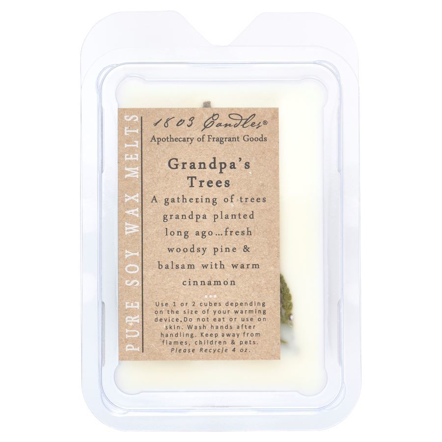 1803 Candles: Grandpa's Trees Soy Melter
