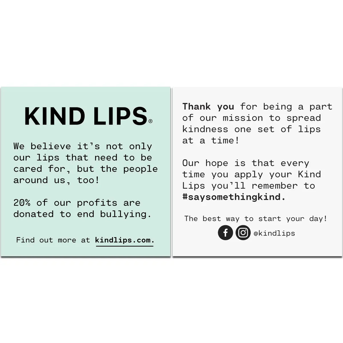 Kind Lips Chocolate Organic Lip Balm