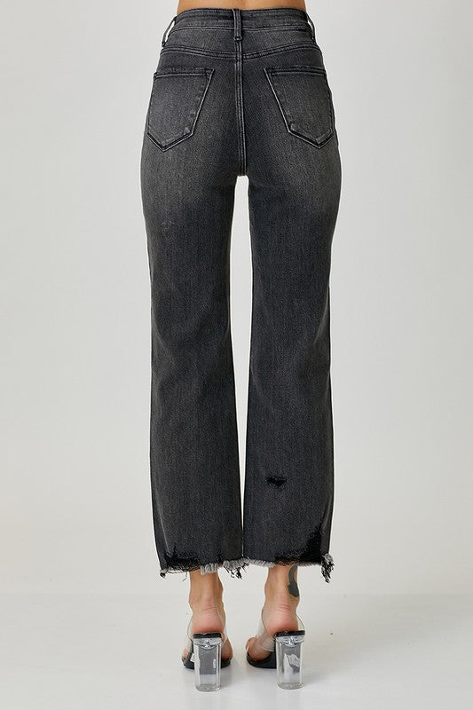 Risen: Crushin’ It GREY Rhinestone Jeans