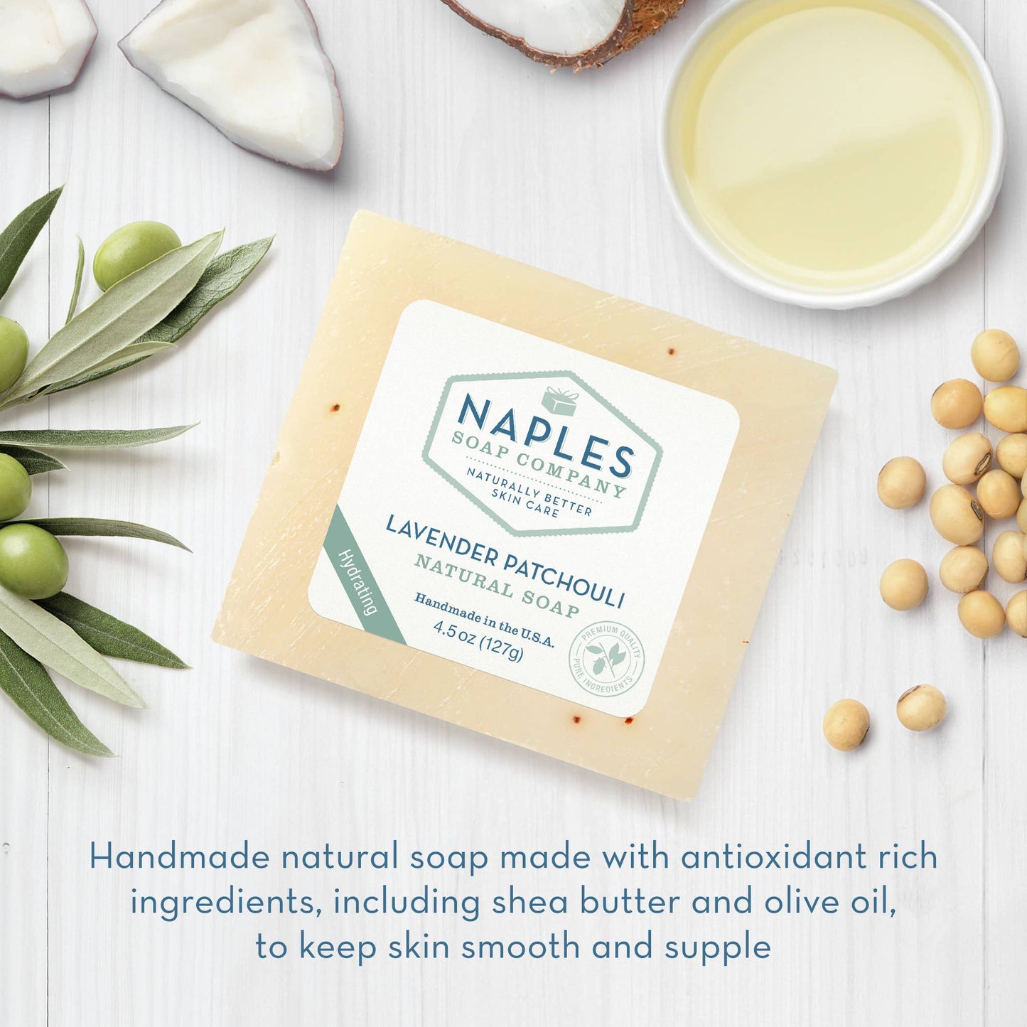 Naples Soap Co.: Lavender Patchouli Natural Soap