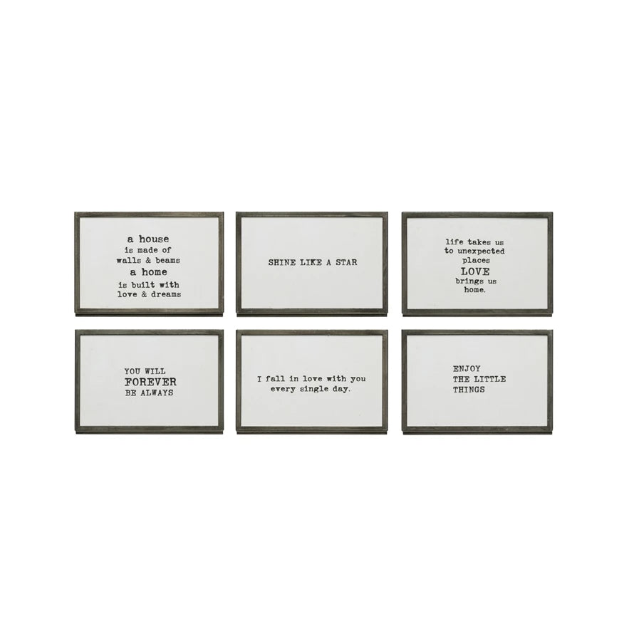 Sweet Sentiment Metal Easel Frame