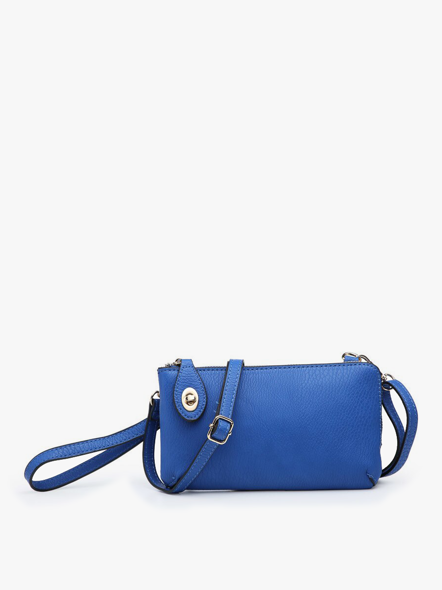 Kendall (Royal) Crossbody/Wristlet w/Twist Lock