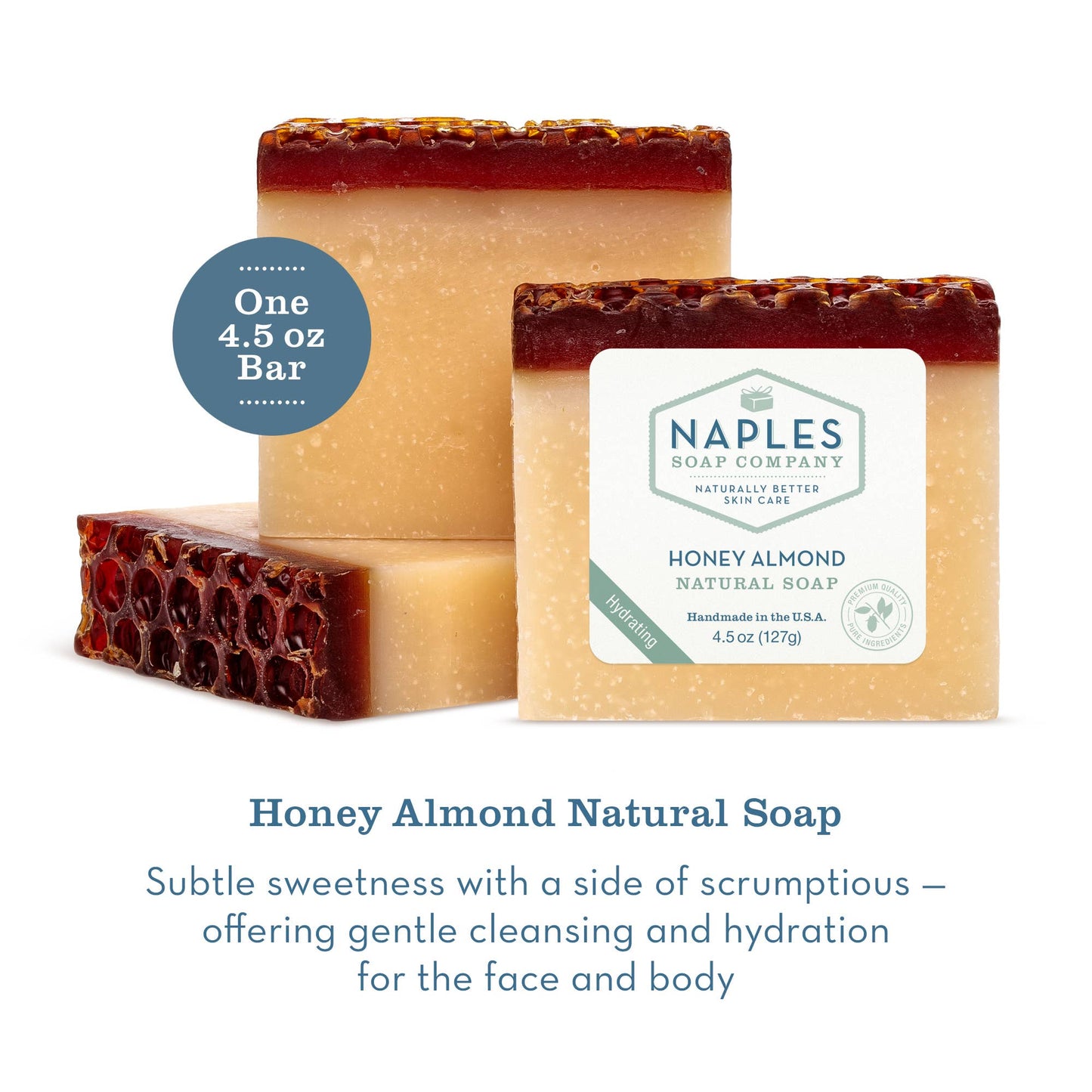 Naples Soap Co.: Honey Almond Natural Soap