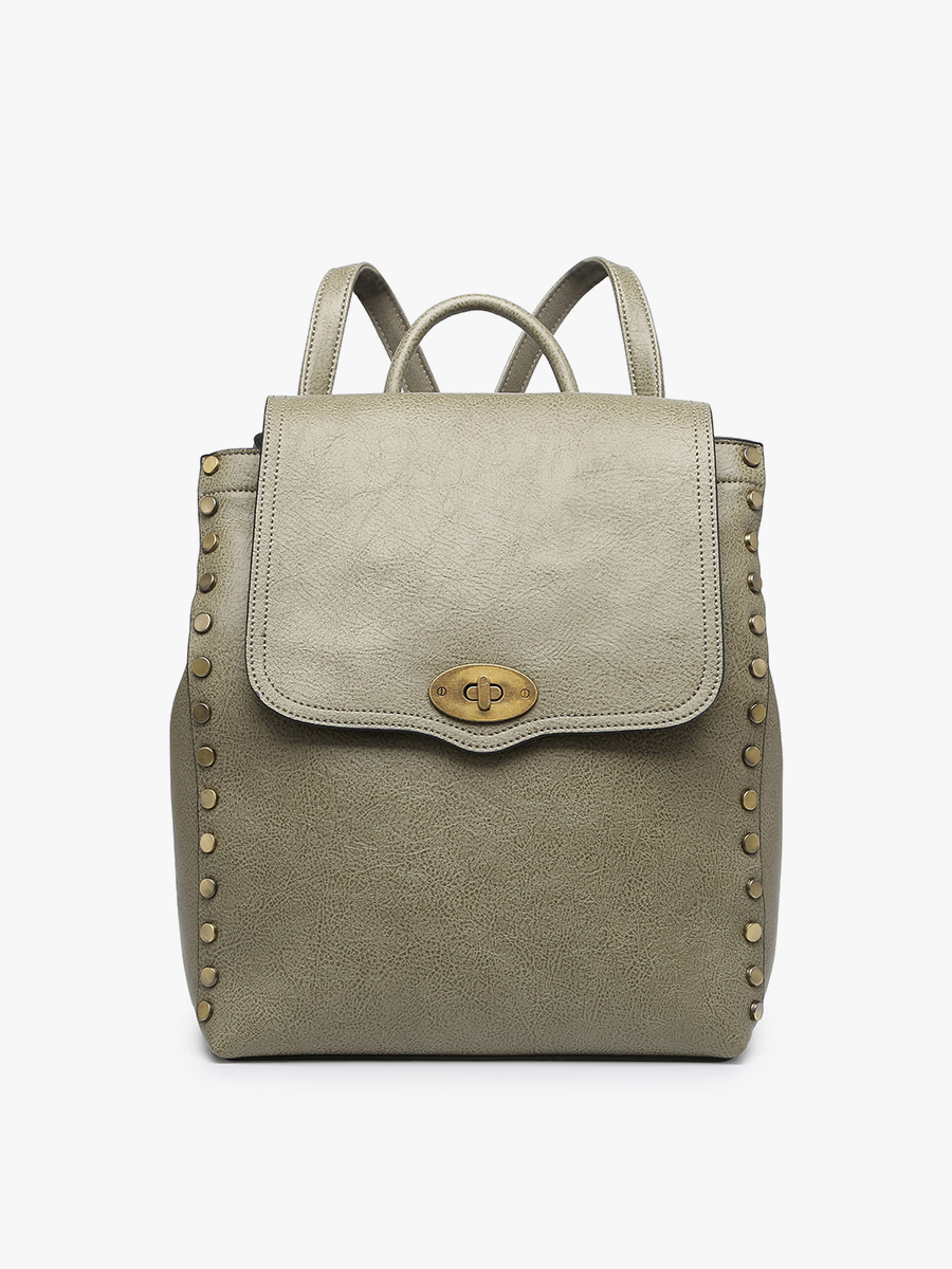 Bex (Olive) Distressed Backpack