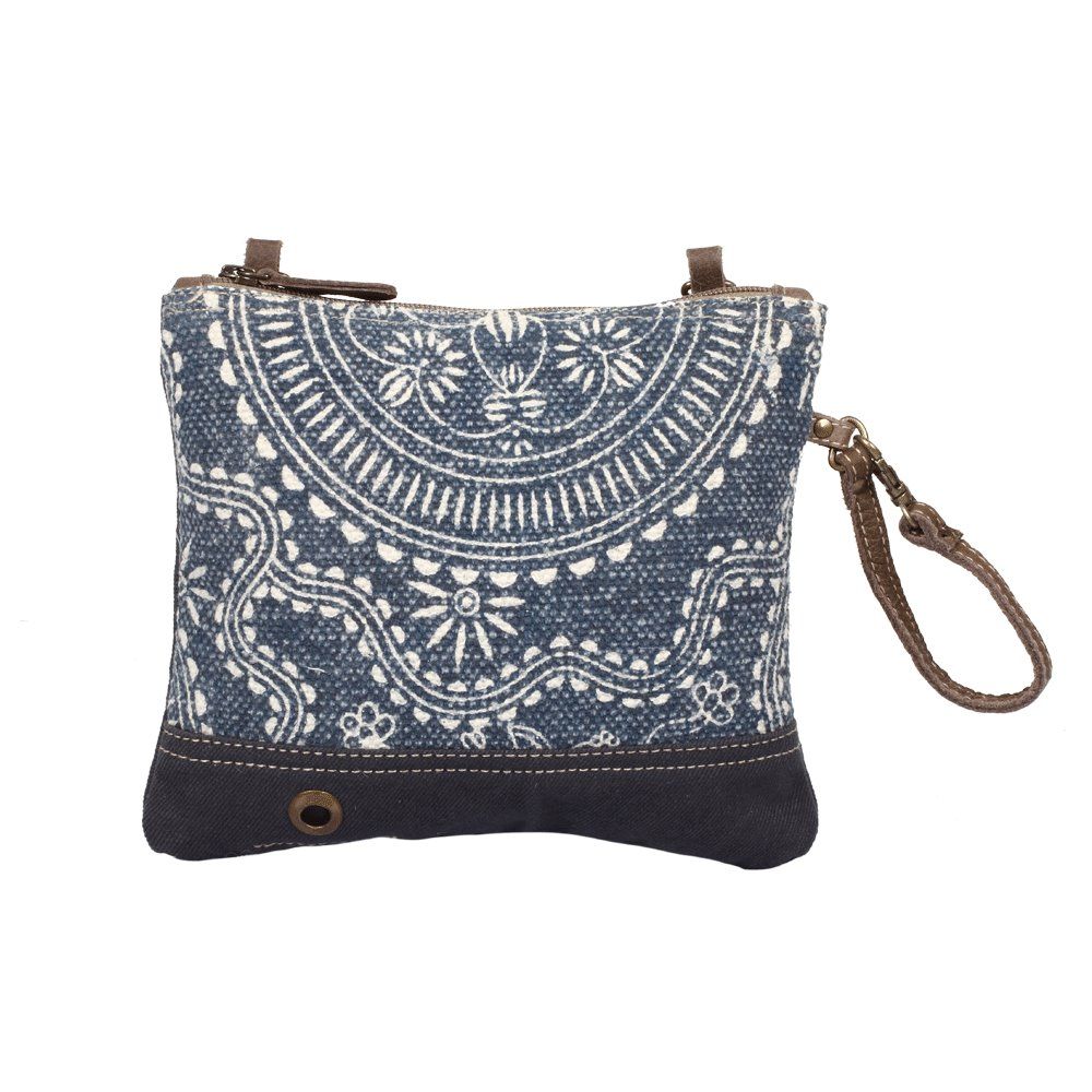 Myra Bag: Sapphire Wristlet/Cross Body Bag