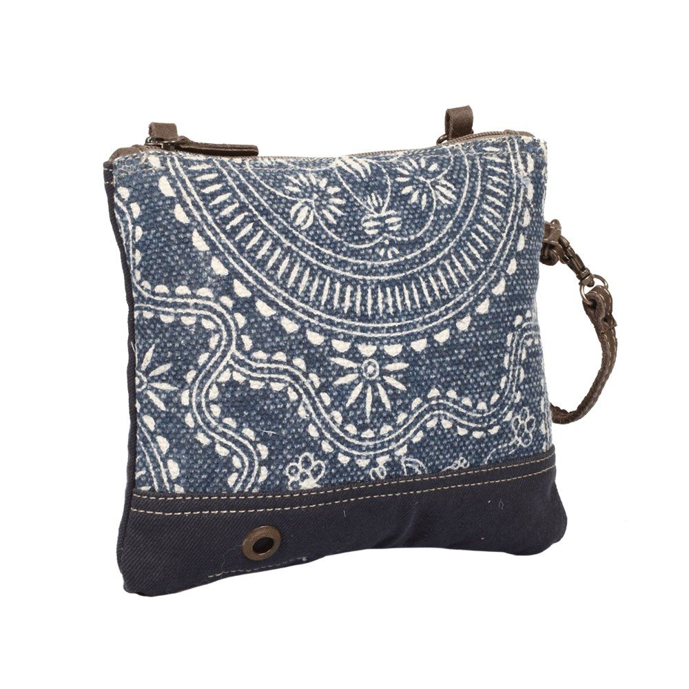 Myra Bag: Sapphire Wristlet/Cross Body Bag