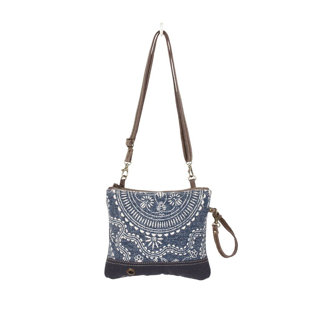 Myra Bag: Sapphire Wristlet/Cross Body Bag