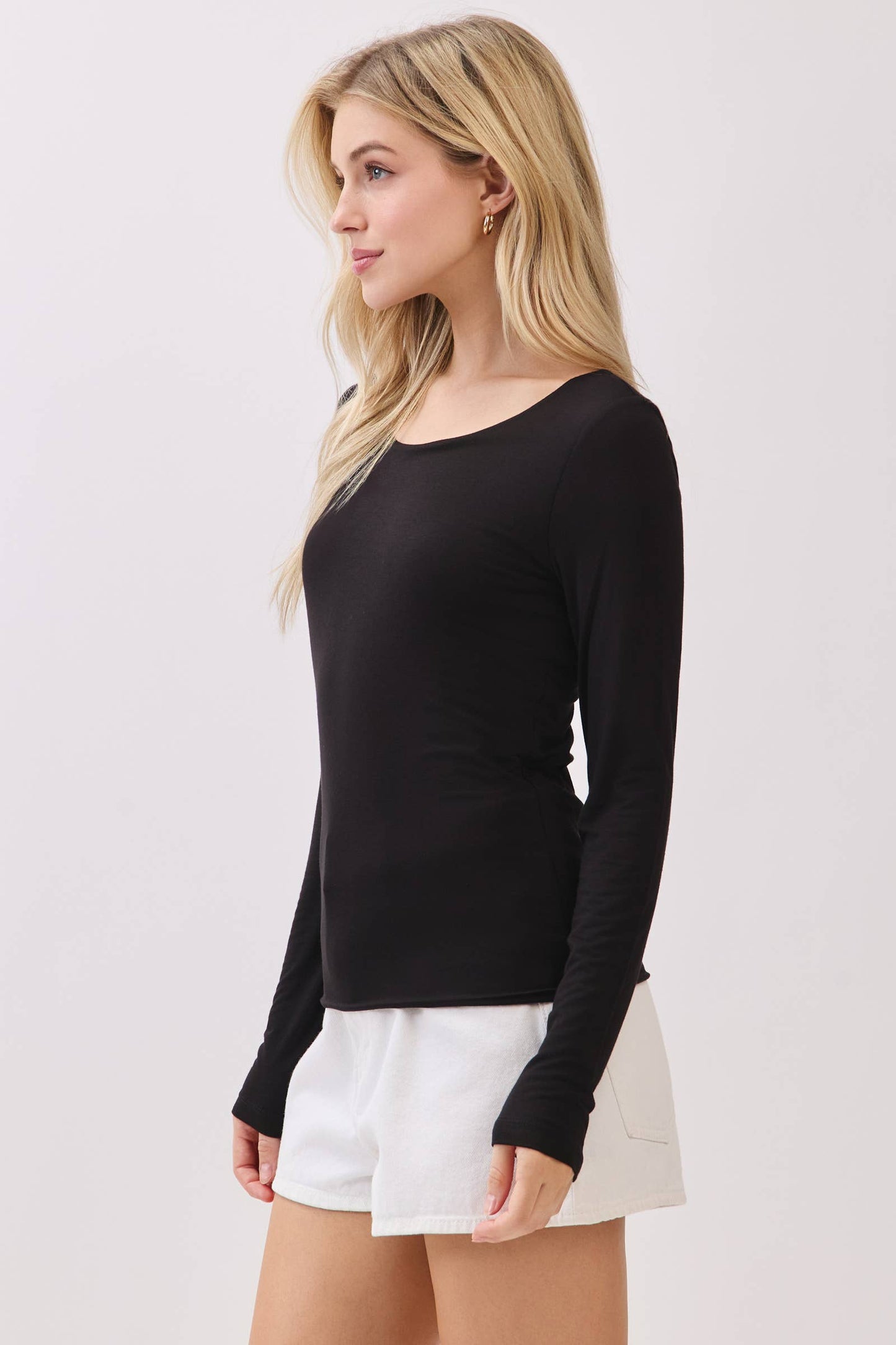 Perfect Layer (Black) Double Layer LS Top