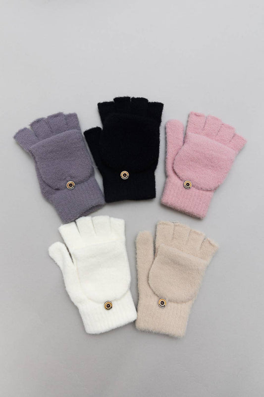 Winter Calling Cozy Convertible Gloves