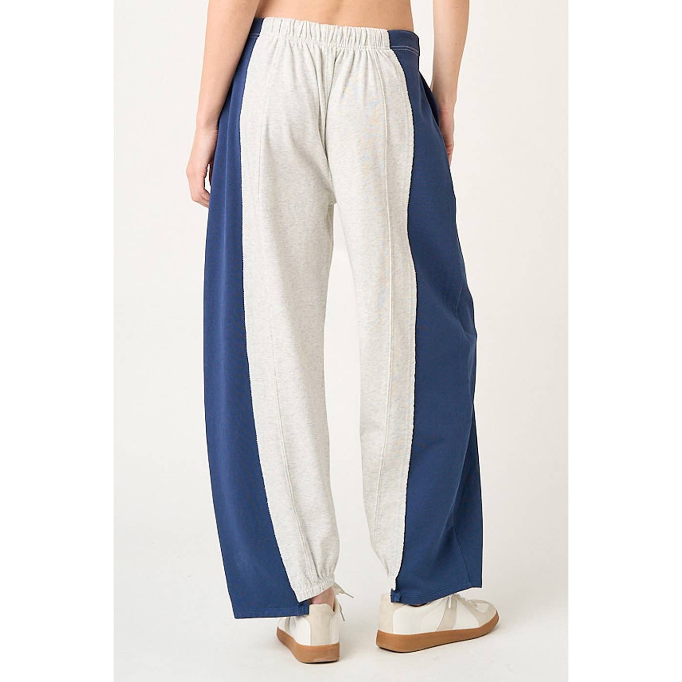 Game On (Navy/Grey) Barrel Jogger Pants
