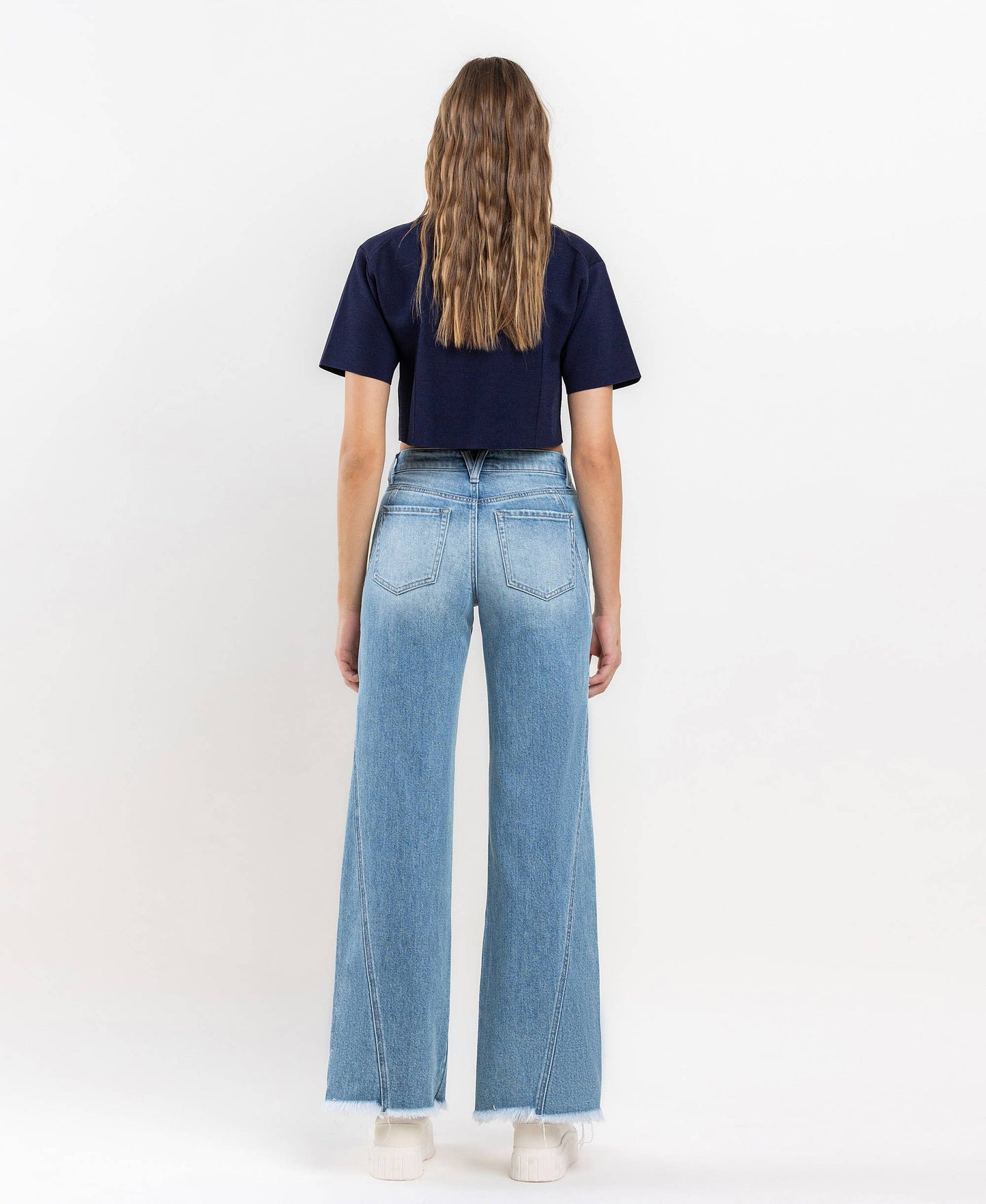 Vervet: Seams Right Wide Leg Jeans