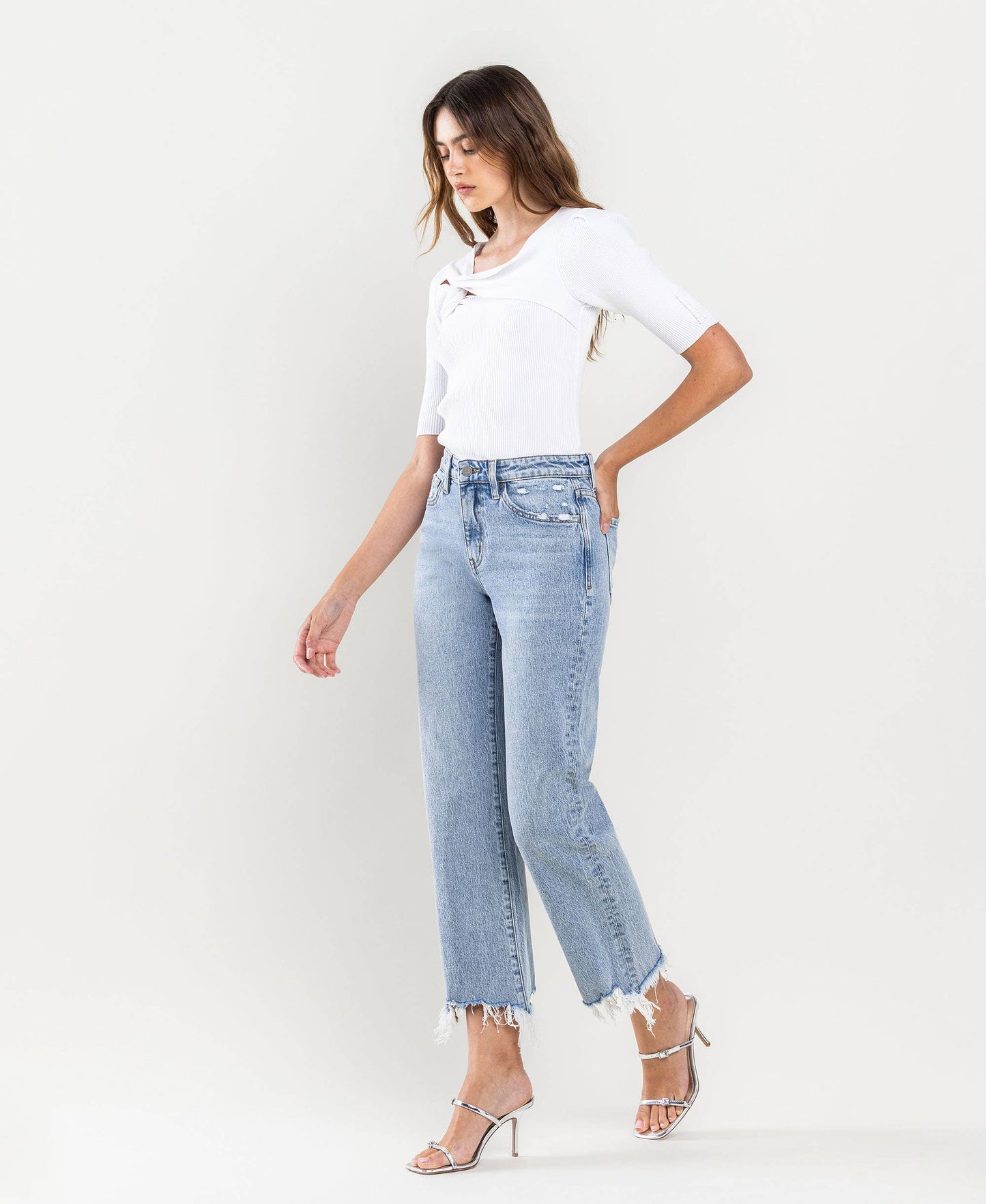 Vervet: 1990's Crop Dad Jeans