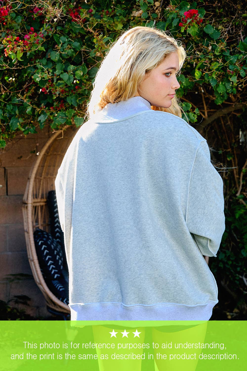 Indiana/IN Reversible Mock Neck