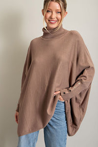To The Point (Cocoa) Dolman Sweater