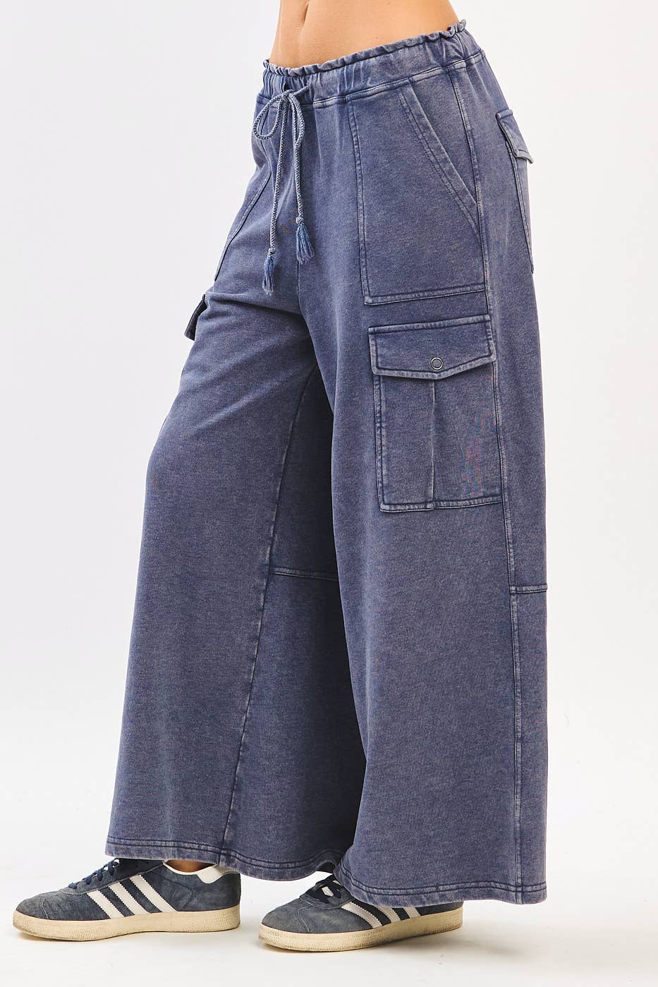 Tall Tales (Navy) Mineral Wash Pants