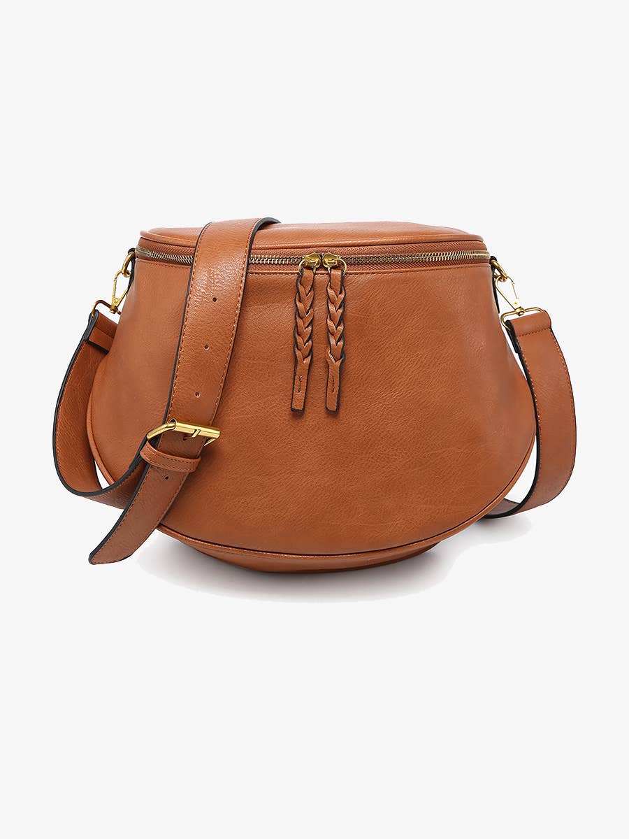 Megan (Brown) Distressed Sling Bag