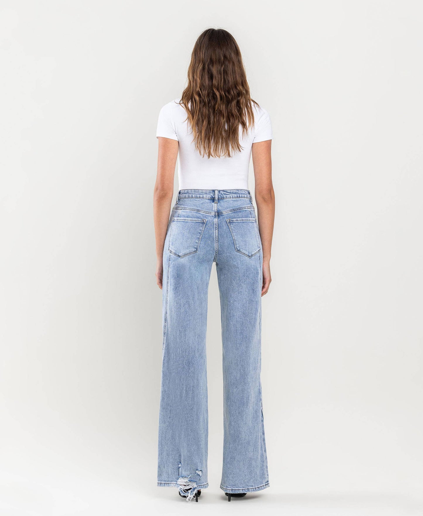 Vervet: So Fresh Wide Leg Jeans