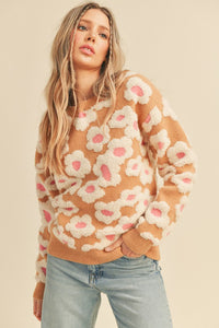 Driving Miss Daisy Floral Sweater