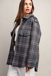Got You Covered Plaid Shacket