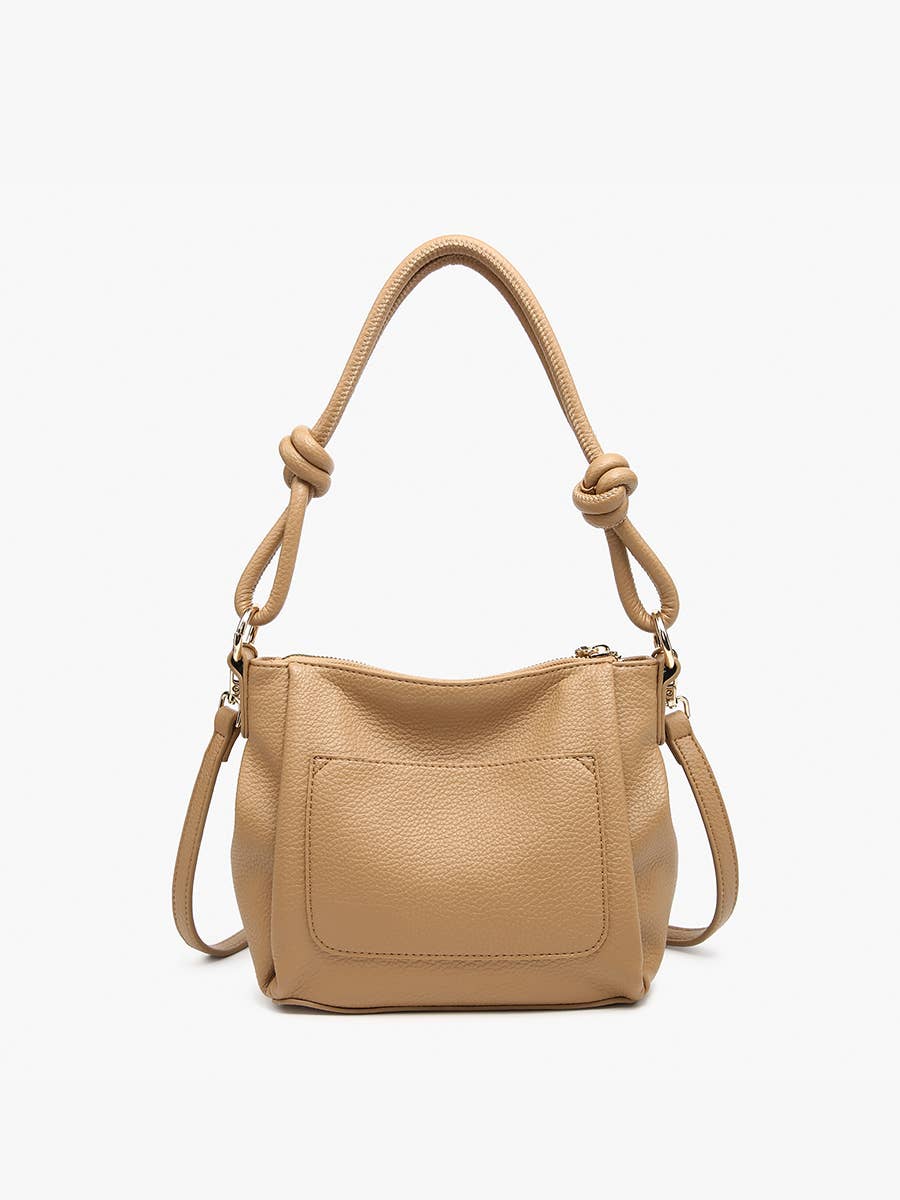 Chicago (Taupe) Knotted Shoulder Bag/Crossbody