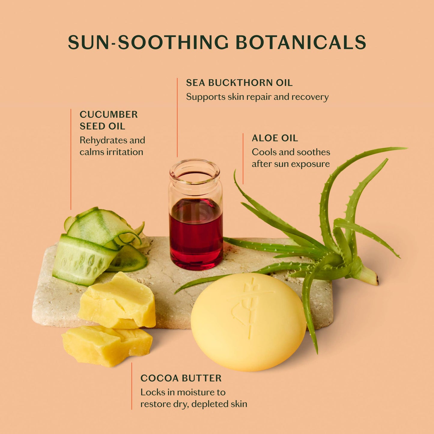 Kate McLeod: The Sun Stone | After Sun Balm & Lotion Bar